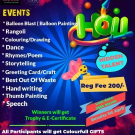 KIDOOS Presents HOLI Special Contest COLOURS OF LIFE KIDOOS Presents HOLI Special Contest COLOURS OF LIFE