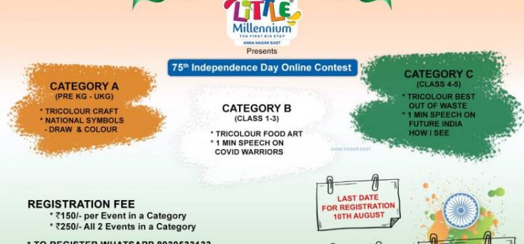 Little Millennium Anna Nagar East 75th Independence Day Online Contest