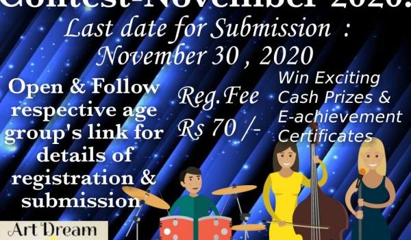 Online Group Singing Contest – November 2020