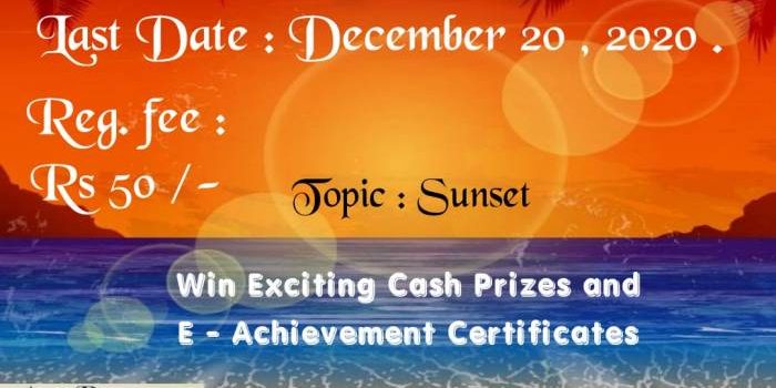 Online Photography Contest – November & December 2020