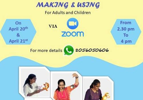 Puppets : Making and Using workshop for 11+ years Puppets : Making and Using workshop for 11+ years