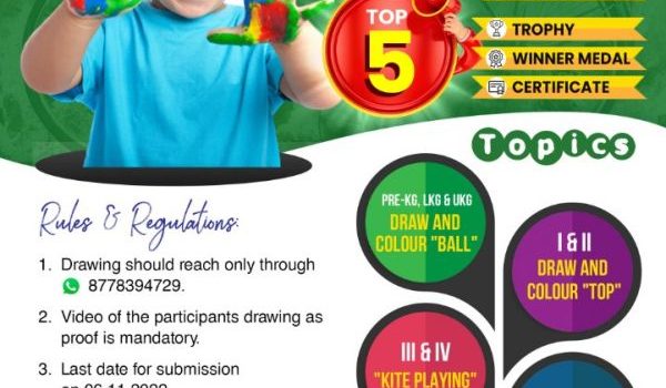 Sportena Academy & Apollo Hospitals Children’s Day Online Art Competition 2022