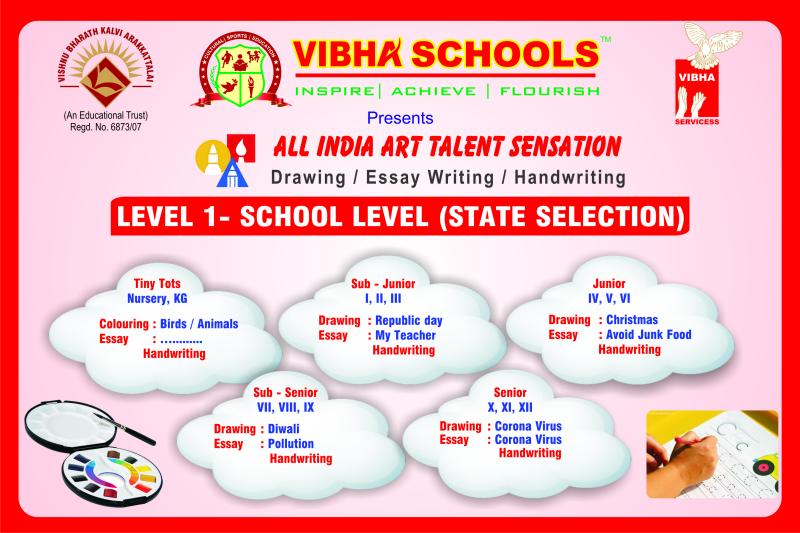 All India Art Talent Sensation 2020 21 Yearly On Line Competition Drawing Essay Writing Handwriting Contest Kids Contests