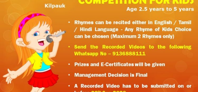 Rhymes Recitation Competition for the Kids