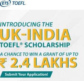 UK-India TOEFL Scholarship 2023