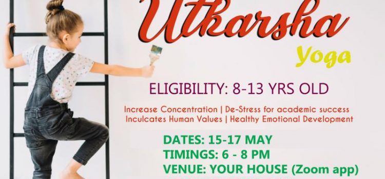 ONLINE UTKARSHA YOGA from May 15 to 17, 2020