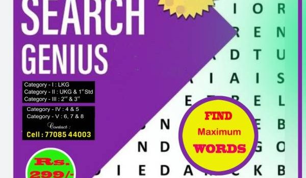 WORD SEARCH GENIUS COMPETITION April 2023