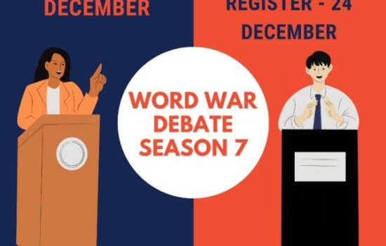 THE WORD-WAR DEBATE COMPETITION SEASON 7