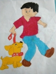 A-Rusaanth-Artwork-3-Boy-with-Pet-Drawing