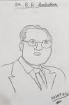 Anantharaman-T-G-Artwork-3-Dr-BR-Ambedkar-Drawing