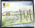 Bhagavathy-Raja-Artwork-Tiger-Fantasy-Painting