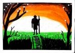 Durgashree-Vengadesan-Artwork-10-Gandhiji-Walking