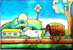 Durgashree-Vengadesan-Artwork-2-bullock-cart