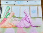 Habiba-Arshiya-Khan-Artwork-8-Village-Women-Painting