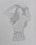 S-Samiksha-Artwork-5-modern-Girl-pencil-sketch