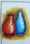 Shreyas-Artwork-1-Pots-Oil-Pastel-Painting