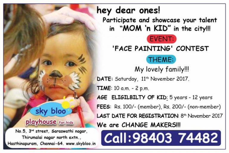 Mom ‘n Kid Face Painting Contest – Kids Contests