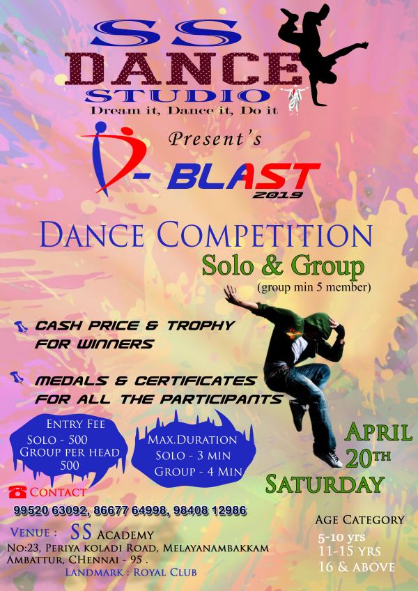 Dance Competition for School Children on April 20, 2019 – Kids Contests