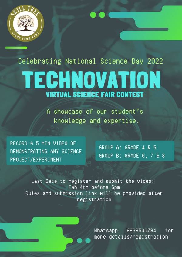 ‘Technovation’ – Virtual Science Fair Contest 2022 – Kids Contests