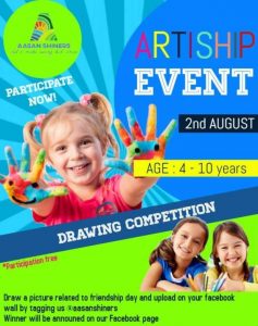 AASAN Shiners presents online ARTISHIP Event – Kids Contests