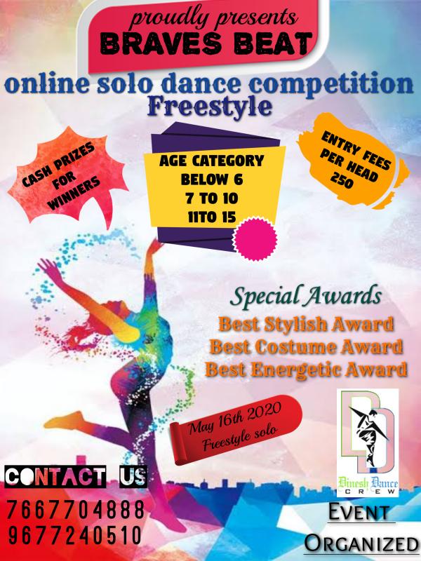 Braves Beat Online Dance Competition | Freestyle & Classical – Kids ...