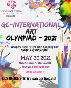 GC INTERNATIONAL ART OLYMPIAD 2021 (3 to 18 years) – Kids Contests