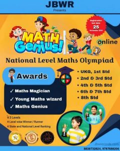 MATHS GENIUS – National Level Maths Olympiad 2024 – Kids Contests